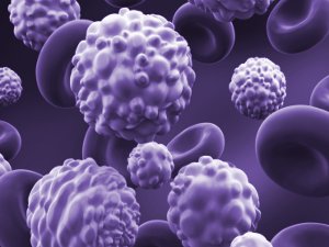 Salud Ecológica contra el cáncer. Células de leucemia 3D
